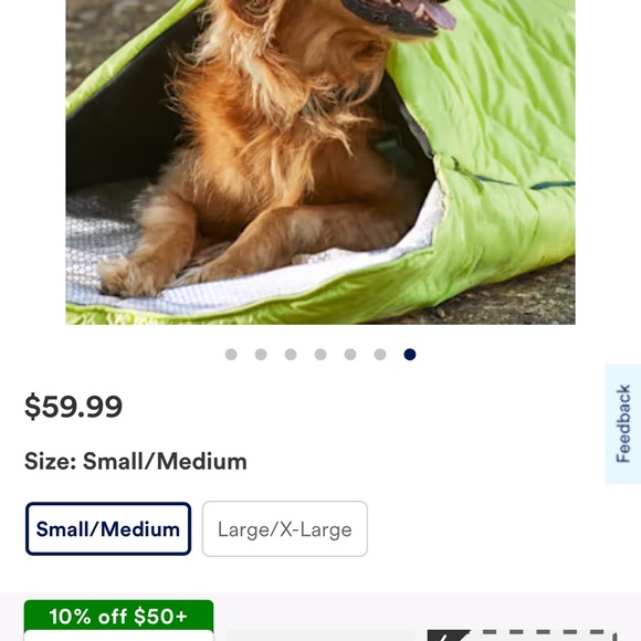 🦋Backcountry × Petco The Sleeping Bag, for dog 🐕 size-S-M - Picture 4 of 6